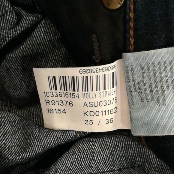 Mavi 'Molly straight' jeans size 25x36 - Picture 6 of 7